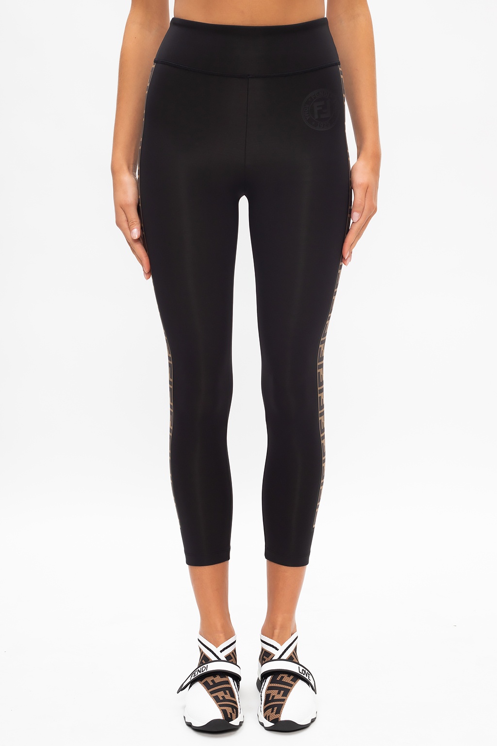 Fendi Side stripe leggings